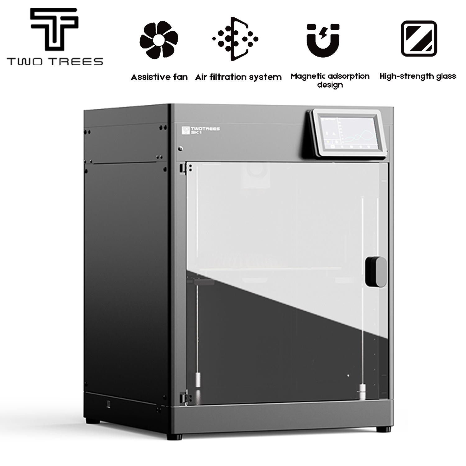 Corexy 3D Printer Kit - Printer 3D TwoTrees SK1 Kecepatan Tinggi