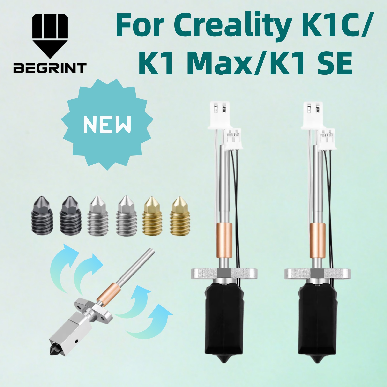 High Flow Ceramic Hotend - Kit Blok Pemanas Keramik Terbaru untuk