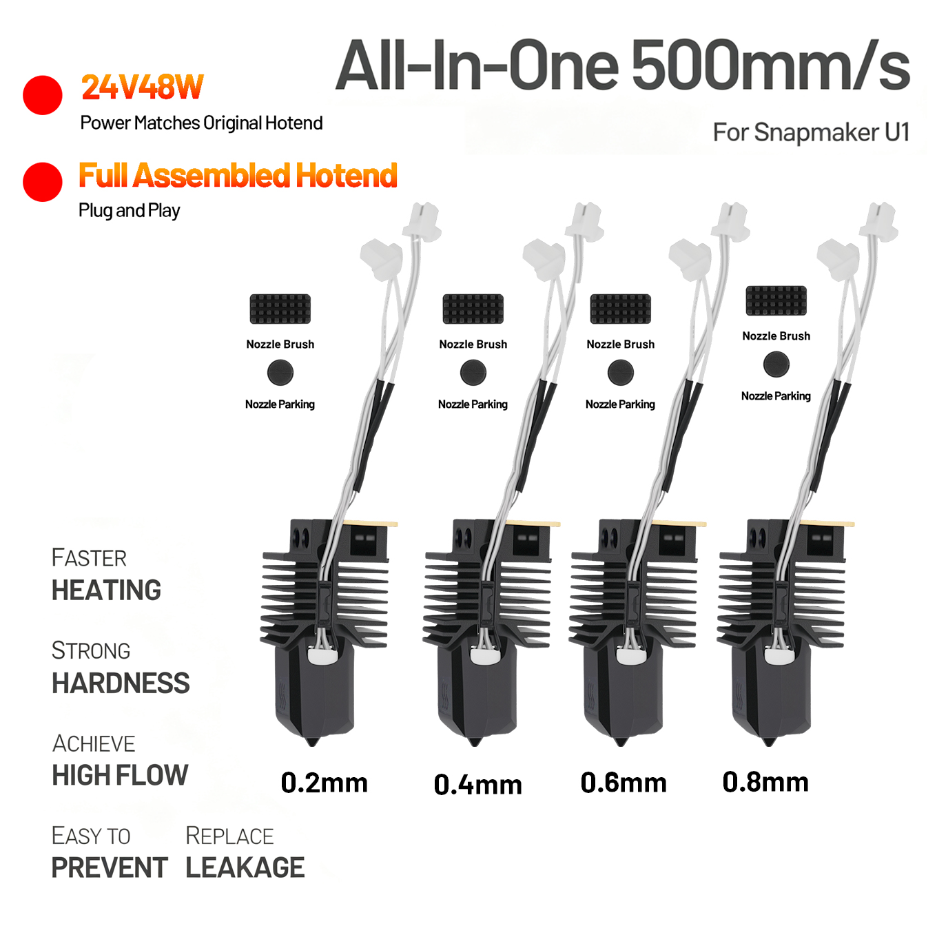 Hotend Untuk Snapmaker U1 24V  - High Flow Ceramic Hotend ulasan dan harga