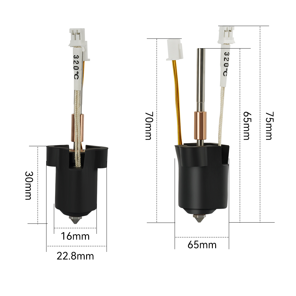 Untuk Creality K1C/K1 Max Hote - High Flow Ceramic Hotend ulasan dan harga