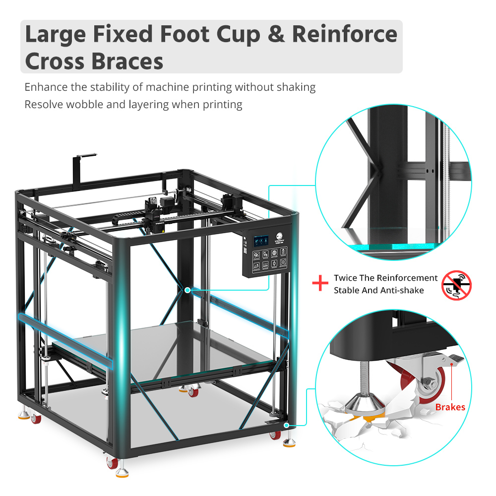 Printer 3D Tronxy VEHO Seri 60 - Corexy 3D Printer Kit ulasan dan harga