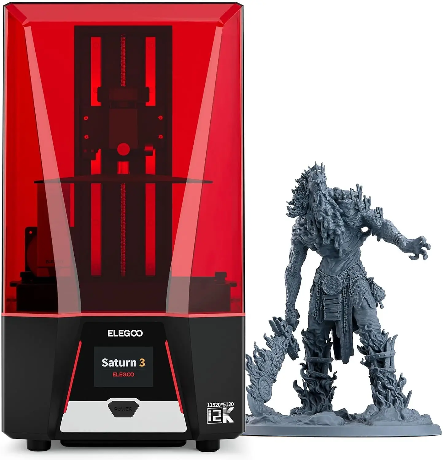 Printer 3D Saturn 3 MSLA 12K | - 12K Monochrome Lcd Resin 3D Printer ulasan dan harga