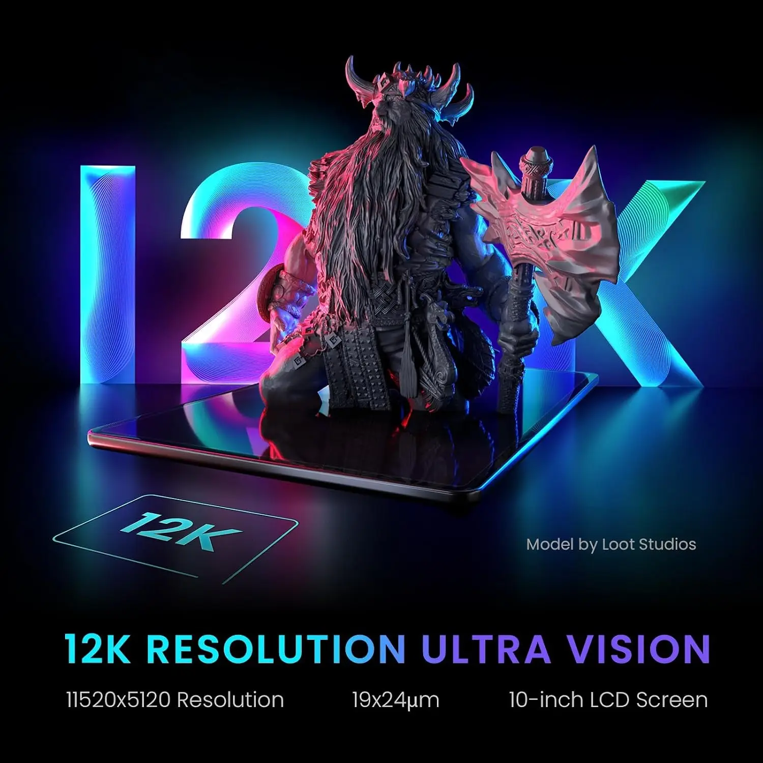 Printer 3D Saturn 3 MSLA 12K | - 12K Monochrome Lcd Resin 3D Printer ulasan dan harga